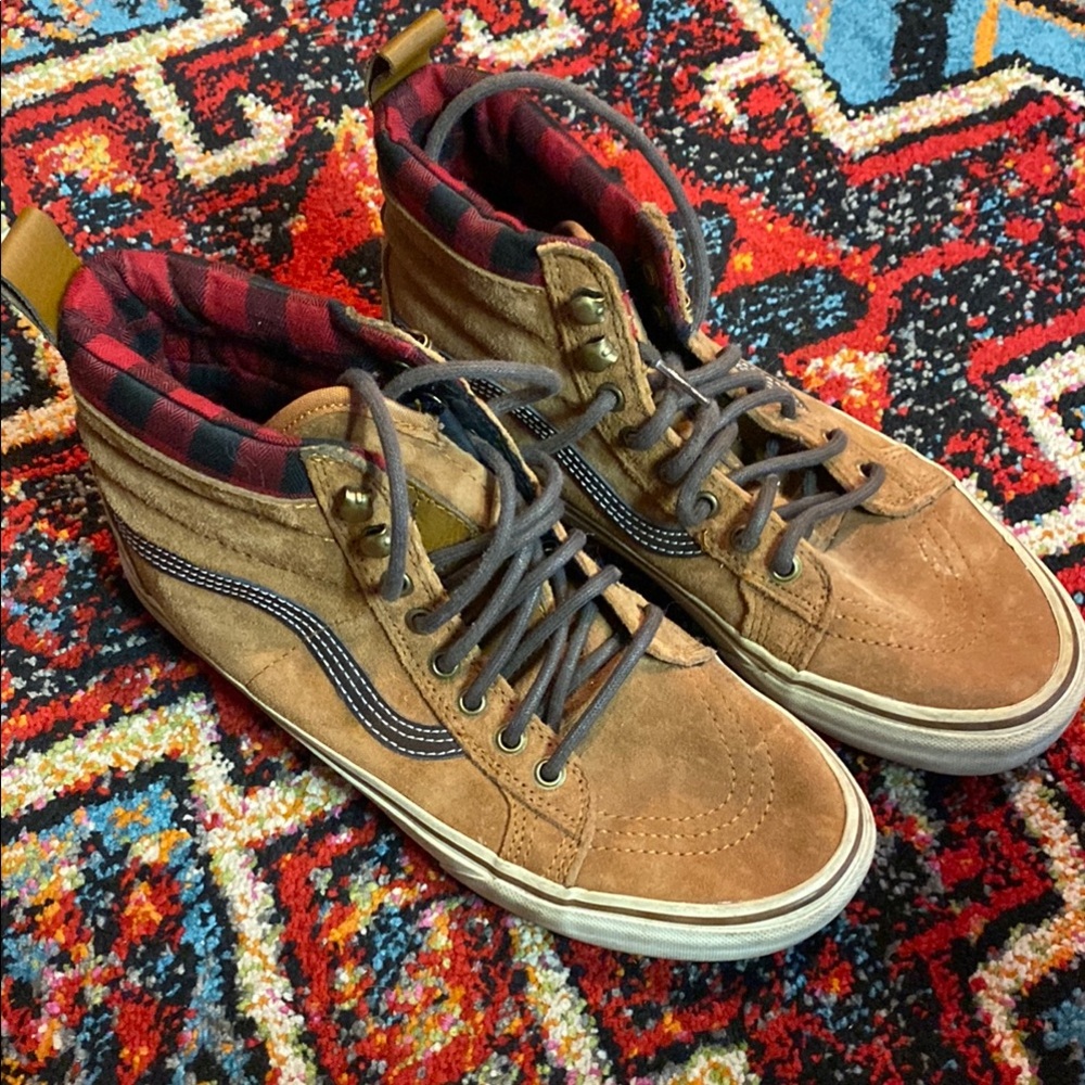 Vans Brown High-Top Sneakers